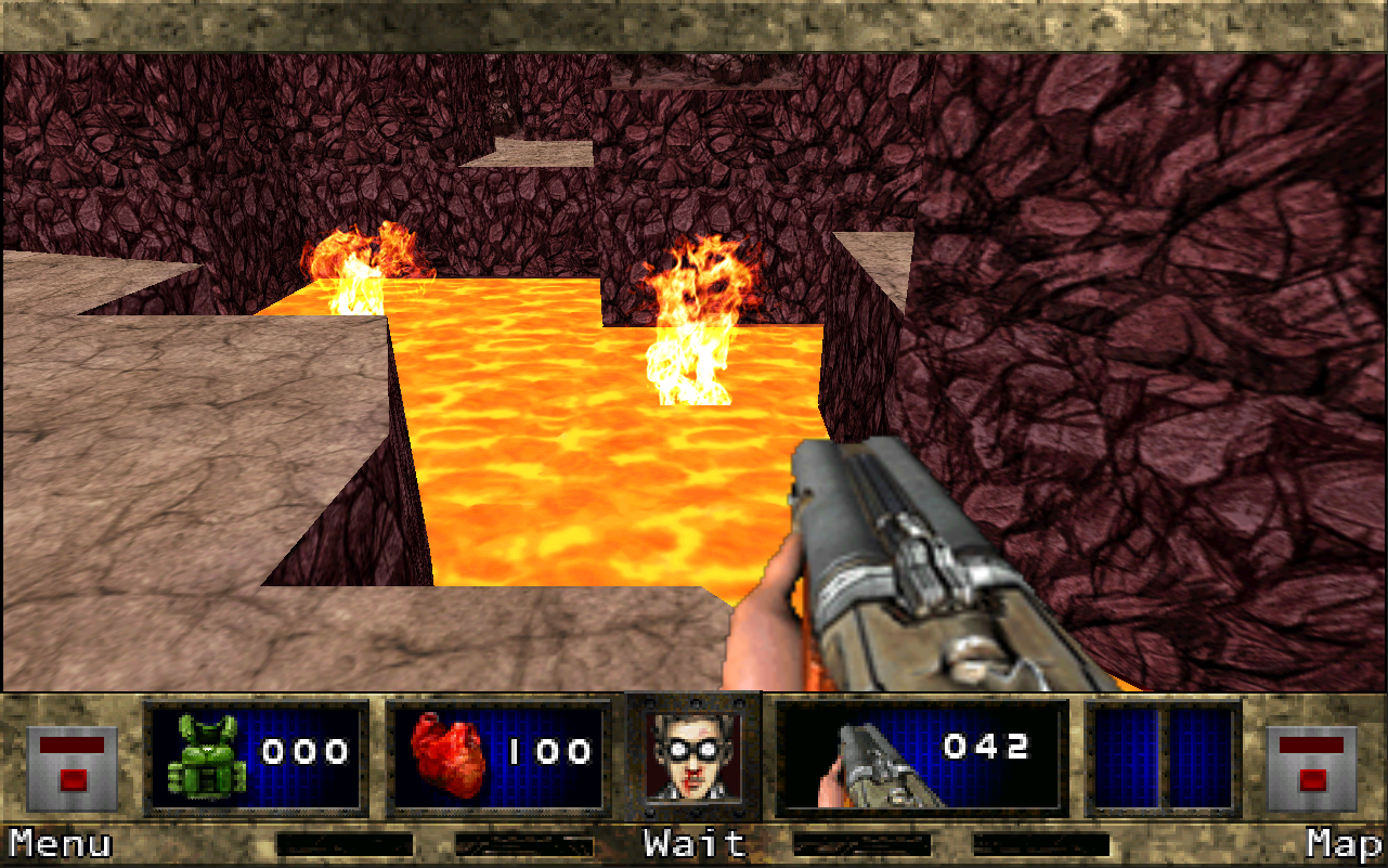 Screenshot of the PC of port of DRPG2.